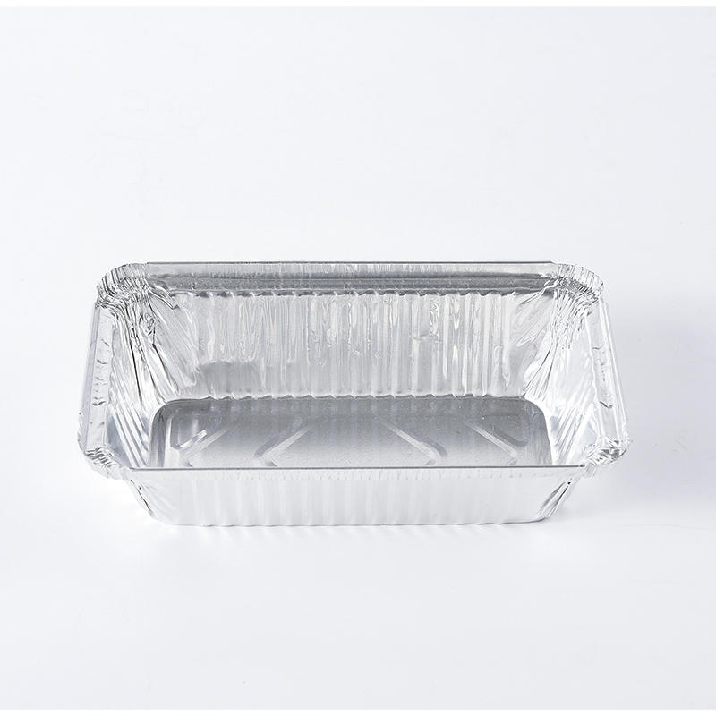 Prácticos recipientes rectangulares desechables para hornear pasteles de papel de aluminio para múltiples tiendas de alimentos para pasteles o RK-3 para el hogar