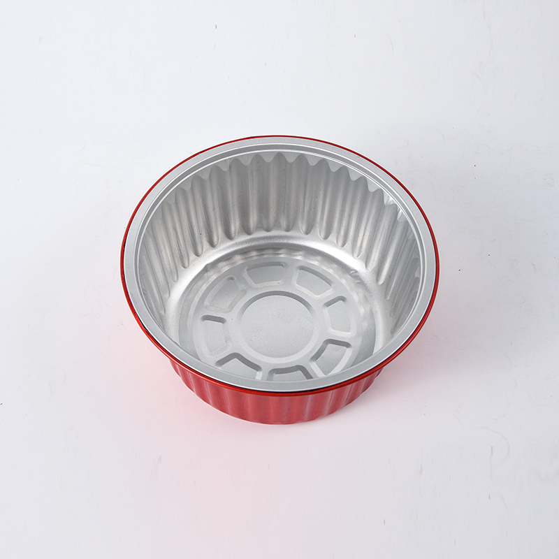 Recipiente de comida de papel de aluminio pequeño RK-87 de diseño especial ampliamente utilizado para artículos esenciales para el hogar